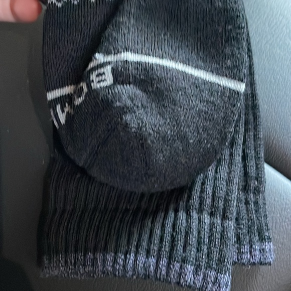 NWT BOMBAS Merino Wool socks in black/Gray size large calf length - Picture 5 of 5